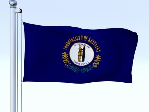 animated kentucky flag 3Dモデル
