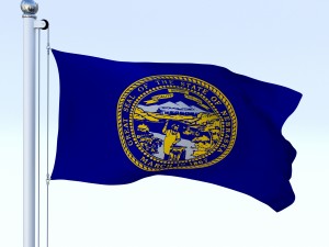 animated nebraska flag 3D मॉडल
