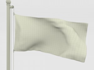 animated tennessee flag 3D Модель