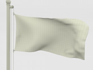 animated tennessee flag 3D Модель