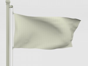 animated tennessee flag 3D Модель