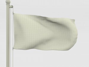 animated tennessee flag 3D Модель