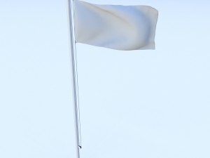 animated tennessee flag 3D Модель