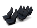 Tesla Model X Seats 3D-Modell