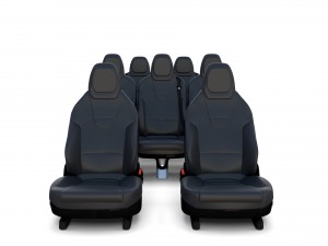 tesla model x seats 3D मॉडल