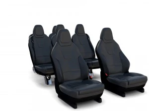 tesla model x seats 3D Model