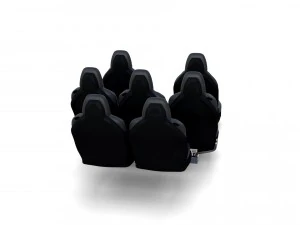 tesla model x seats 3D Model