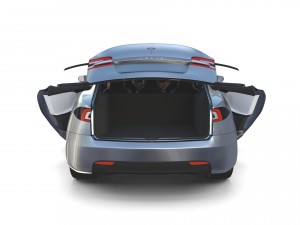 tesla model s 2016 silver with interior and chassis model 3Dモデル