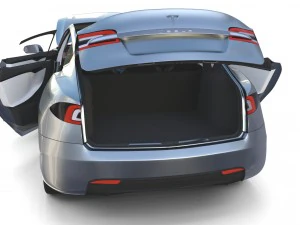 tesla model s 2016 silver with interior and chassis model 3D Model