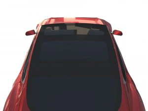 tesla model s 2016 red 3D Model