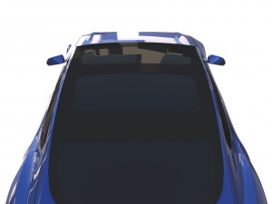 tesla model s 2016 blue Modèle 3D