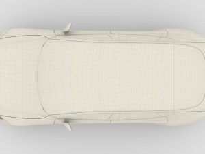 tesla model s 2016 blue Modèle 3D