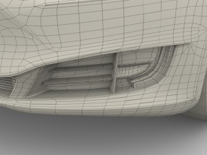 tesla model s 2016 blue Modèle 3D