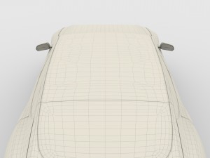 tesla model s 2016 blue Modèle 3D