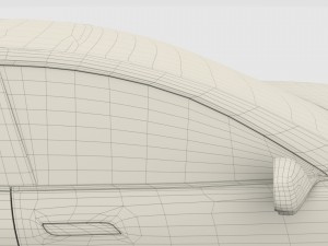tesla model s 2016 blue Modèle 3D