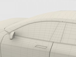 tesla model s 2016 blue Modèle 3D