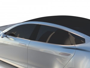 tesla model s 2016 silver Modelo 3D