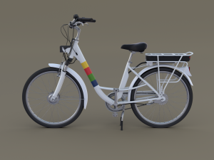 electric city bicycle 3D-Modell