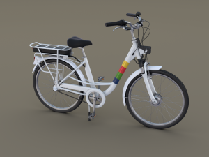 electric city bicycle 3D Model