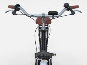 city bicycle black 3D-Modell