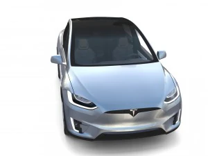 2017 tesla s-x-3 collection w chassis and interior 3D Model