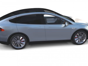2017 tesla s-x-3 collection w interior Modelo 3D
