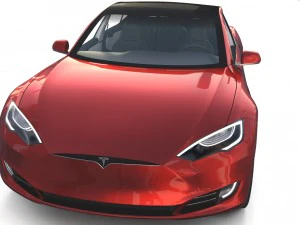 2017 tesla s-x-3 collection w interior 3D Model