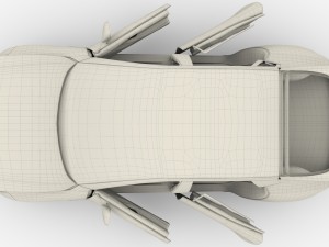 2017 tesla s-x-3 collection w interior Modelo 3D