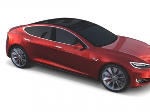 2017 tesla s-x-3 collection 3D 모델