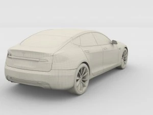 2017 tesla s-x-3 collection 3D Model