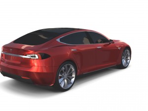 2017 tesla s-x-3 collection 3D 모델