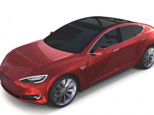 2017 tesla s-x-3 collection 3D 모델