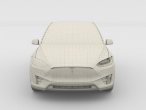 2017 tesla s-x-3 collection 3D 모델