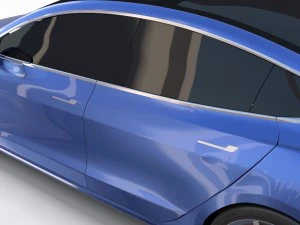 2017 tesla s-x-3 collection 3D Model