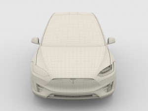 2017 tesla s-x-3 collection 3D 모델