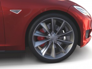 2017 tesla s-x-3 collection 3D 모델