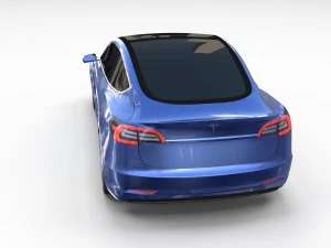 2017 tesla s-x-3 collection 3D Model