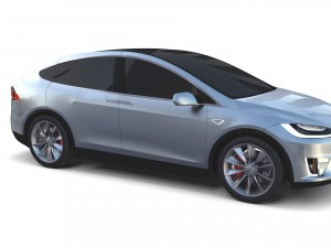 2017 tesla s-x-3 collection 3D 모델
