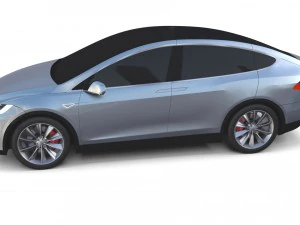 2017 tesla s-x-3 collection 3D Model