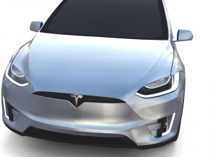 2017 tesla s-x-3 collection 3D 모델