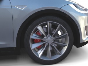 2017 tesla s-x-3 collection 3D 모델