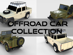 offroad car collection 3D Model