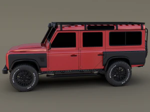modern car collection 3D Model