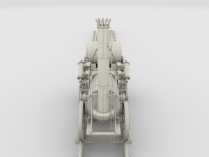 the stephenson rocket locomotive 3Dモデル
