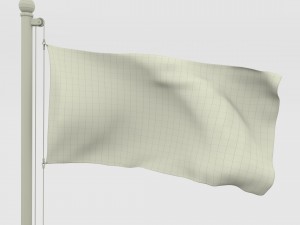 animated catalonia flag Modello 3D