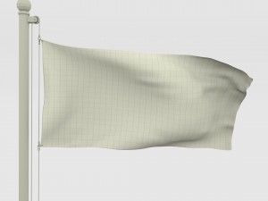 animated catalonia flag Modello 3D