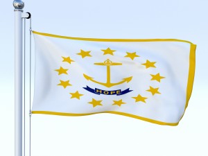 animated us flag pack Model 3D