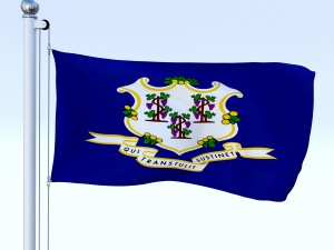 animated us flag pack Model 3D