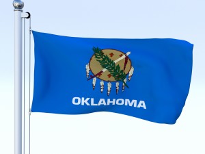 animated us flag pack Model 3D