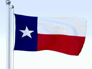 animated us flag pack Model 3D